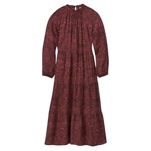 A New Day Red Long Sleeve Mock Neck Dress